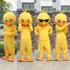 Costume da bambola mascotte Costume da mascotte anatra gialla Costume operato personalizzato Kit anime Costume da mascotte a tema Costumi di carnevale di Halloween