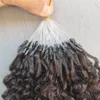Loop Micro Ring Hair Extensions 100% menselijk maagdelijk haar