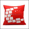 Pillow Case Bedding Supplies Home Textiles Garden Sublimation Blank Moon Star Pillowcases Red Soft Household Pillowslip Love Heart Men Wom