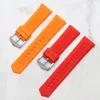 Watch Bands 20mm 21mm 22mm 23mm 24mm 26mm 28mm Black Orange Red Blue White Silicone Rubber Band Replace For Brand Strap Watchband6896394
