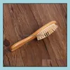 Party Favor Event Supplies Festive Home Garden Natural Bamboo Brush Healthy Care Mas Hair C DHD3S