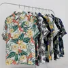 Privathinker Sommer Männer Casual Shirts Vintage Kleidung Baggy Unisex Hawaiian Stil Männliche Strickjacke Mode Blusen Kurzarm 220322