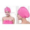 Hair Turban Towel Women Super Absorbent Shower Cap Quick Drying Microfiber Dry Bathroom Cotton Gorra By Sea