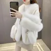 Frauen Pelz Frauen Faux Echt Mäntel Frauen Winter Jacken Echtes Leder Mäntel Dame Mode Streetwear FL3725Women's