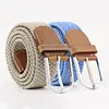 Ремни Женская сплошная царилка из пряжки брелка Canvas Woven Belt Студенты Студенты Случайные джинсы пояс 26 типов шириной 3,3 см. Длина 107 см.