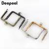 10pcs Deepeel 11 13cm 엠보싱 금속 사각형 가방 핸들 재봉 괄호 지갑 키스 키스 수하물 하드웨어 DIY 액세서리 22031938