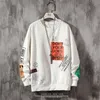 Tryck hoodies brev överdimensionerade pullover tröjor hoodies män harajuku hip hop hipster streetwear hoodie tops 201126