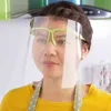 Heldere glazen gezicht schild volledig plastic beschermend masker hergebruiken van de anti-kuipwacht anti-olie-olie stof plons keuken koken vtmtl1198