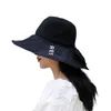 Шляпа шляпы с широкими краями рыбаки, женщины, застегивают струну солнца, дама открытая складная пляжная шапка для на открытом воздухе Oliv22