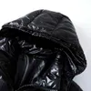 재킷 2023 패션 코트 겨울 뉴 남자 다운 재킷 검은 두꺼운 밝은 남성과 여성 커플 대형 코트 럭셔리 간단한 캐주얼 후드 t T