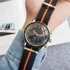 Chronographe Automatique montres montre-bracelet créateur de mode de luxe sac en tissu multifonctionnel ouba montre à six aiguilles pour hommes mécaniques montre d'affaires