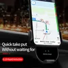A7 10W Wireless Charger Automatic Clamping Car Mount Phone Holder For Mobile Phone Infrared Induction QI Fast Charging Car Stand