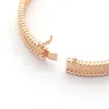 Bracelet de fabrication en acier inoxydable classique trèfle à quatre feuilles sans diamant femmes bracelet bijoux de créateur de haute qualité mode Party211a