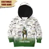 Piękny dinozaur dostosuj swoje imię i nazwisko z kapturem 3D Suit Tshirt Zipper Pullover Kids Suit Funshirt Tracksuit 02 220704