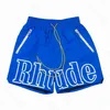 Mens Rhude Reflective Shorts Designer Streetwear för högkvalitativ sommarmode AAA Rabatt Suclothes