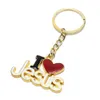 Ik hou van Jezus Christus Love Keychain hanger Ring religieuze sieraden