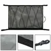 Auto Organizer Zurück Hinten Stamm Sitz Elastische String Net Magische Aufkleber Mesh Lagerung Tasche Tasche Käfig Auto 35 "X 25,6"