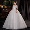 Andere Brautkleider, Ballkleid, schulterfreie Kleider, elegante Applikationen, Perlen-Brautkleid, Übergröße, Suknia Slubna, Sonstiges