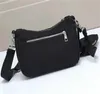 Klassische Designer-Unterarm-Abendtasche, Markenhandtasche, Mode, hochwertige bedruckte Umhängetaschen, Damen-Prad-Einkaufstasche, Mini-Geldbörse, Backpak