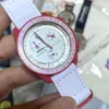 Novo AAA assistir quartzo automático Cerâmica Full Ceramic Watch Mens Ladies Peso luminoso à prova d'água Cerca de 60g de couro de alta qualidade WRIS210W