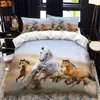 Set copripiumino per letto matrimoniale Animal Horse Queen Calico Twin Size Comforter Bedding singolo completo