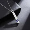 Pendant Necklaces Crystal Cremation Urn Jewelry Cube Memorial Ashes Necklace Keepsake Engravable Heal22