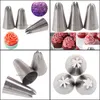 Baking Pastry Tools Bakeware Kitchen Dining Bar Home Garden Nozzles For Bag Confectionery Equipment Cupcake Cake K Dhi7P