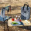 Ensemble de cuisine de camping pour barbecue en plein air – Équipement de cuisine de camping en acier inoxydable, ustensiles de cuisine, outil de grill, kit d'accessoires de camping léger et élégant