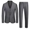 Herenpakken blazers blauwe jas pant man mannen suit de nieuwste blazer vol 3 stuks sets vriendje prom voor trouwjurk luxe mannelijke clo