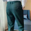 Men Spring Summer Business Formal Pants Solid Casual Korean Slim Fit Suit Pants 2022 Heren Wedding Sociale broek Sociale broek Plus Maat L22070243L