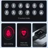 Orologi intelligenti GST Uomo Donna Orologio Monitoraggio del sonno della frequenza cardiaca dell'ossigeno nel sangue 12 modelli sportivi Quadrante personalizzato Versione globale