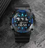 Shadow Cool Sports Luminous Waterproof Electronic Watch Fashion Multifunctional Trend WatchesL1