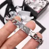 2022 Fashion Sliver Bracelet Women Designer Jewelry Womens Chain Bracelets Personality Letter G Bracelet Luxury Ornaments Party 2203285WU