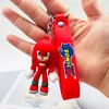 Cute Sonics Doll Cartoon Keychain Toys Color Resin Doll Ladies Bag Pingente Acessórios Car Key Chain Ring Charm Presentes Criativos