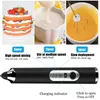 2in1 Portable Electric Hand Blender Milk Frother Frothing Foamer Mixer for Coffee Machine Part 220509