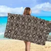 Летнее пляжное полотенце дома абсорбент удобные полотенца унисекс роскошный рисунок для ванной комнаты