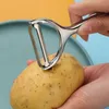 Stainless Steel Fruit Peeler Mango Carrot Melons Fruits Peel Knife Apple Potato Peel Artifact Portable Kitchen Peelers Tools BH6731 WLY