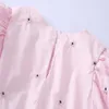 Женские блузкие рубашки Женская летняя мода в 2022 году чисто вышитая эластичная рубашка поплин