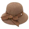 Szerokie brzegowe czapki rimiut kobiety słońce vintage żeńska słoma kapelusz wielki plaż