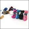 Autres fournitures pour animaux de compagnie maison jardin 7 couleurs 4 pièces/ensemble chaussures pour chiens imperméable hiver chaud doux épais respirant botte Chihuahua chiots goutte De