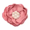 10 pièces 2.2 pouces fleurs en tissu perle Center Boutique fleur de cheveux bébé fille accessoires de cheveux pour Barrette nœuds de cheveux chapeaux AA220323