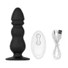 Ikoky 10 Speed ​​Anal Plug Vibrator Erotyczne Sexy Zabawki dla Kobiet Stymulator G-Spot z silnym frajerem do prostaty masażer