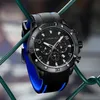 CRRJU Men's Watch Chronograph Outdoor Sports Waterproof Watches Luminous Display Quartz Rubber Clock Masculino 220525