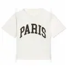 Mode enfants polo t-shirt enfants manches courtes rayures ondulées bébé t-shirt garçons hauts vêtements lettre imprime t-shirts fille coton t-shirts