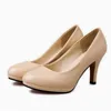 Plus Size 34 -42 Super High Women Shoes Pointed Toe Pumps Dress High Heels Boat Wedding Shoes Increase Waterproof Platform G220520