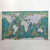 Idéia criativa série artesanato arte mapa do mundo arte ornamento modelo pcs blocos de construção tijolos crianças presente de natal conjunto j220624