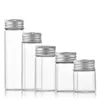 30mm 30ml mini cute small high borosilicate glass message bottle wish bottles candy jar for crafts with aluminum screw cap send by ocean express