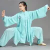 Ropa étnica Tai chi uniforme wushu traje de guerra chino