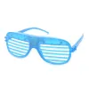 ￓculos leves liderados de moda Plankings Shapes Glasses LED Flash Glasses Glasses Sungness Dan￧as Party Supplies Festival Decora￧￣o FY5409 0809