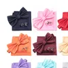 Män formell solid polyester bowtie pocket fyrkantig manschettknappar båge slips handduk manschett länkar party bröllop tre delar uppsättning